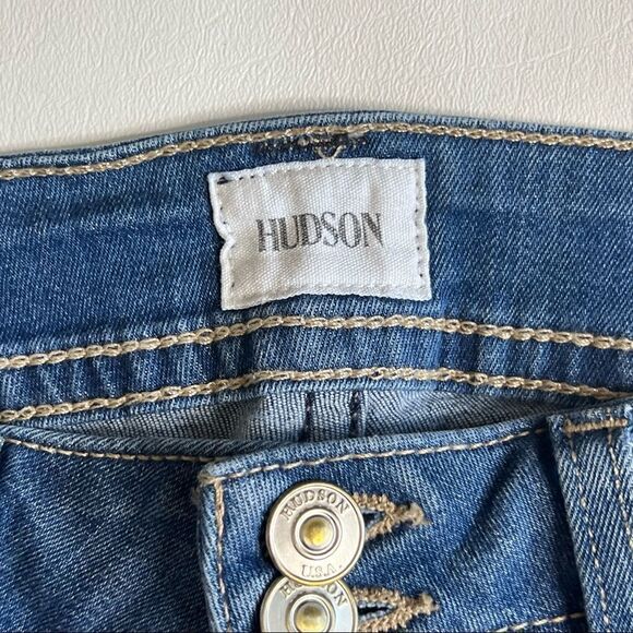 Hudson | Palerme Knee Cuffed Denim Shorts - Picture 2 of 8